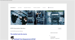 Desktop Screenshot of mtmbenelux.eu