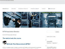 Tablet Screenshot of mtmbenelux.eu